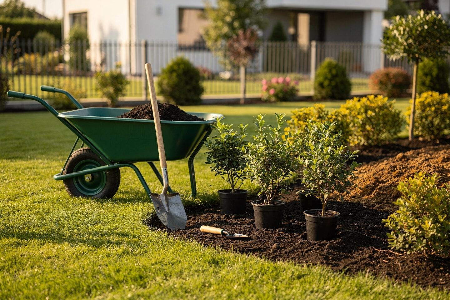 Zaunbau Bergisch Gladbach - ↗️GalabauDeWit: ✓Terrassenbau, Gartenbau, Gartengestaltung, Gartenpflege
