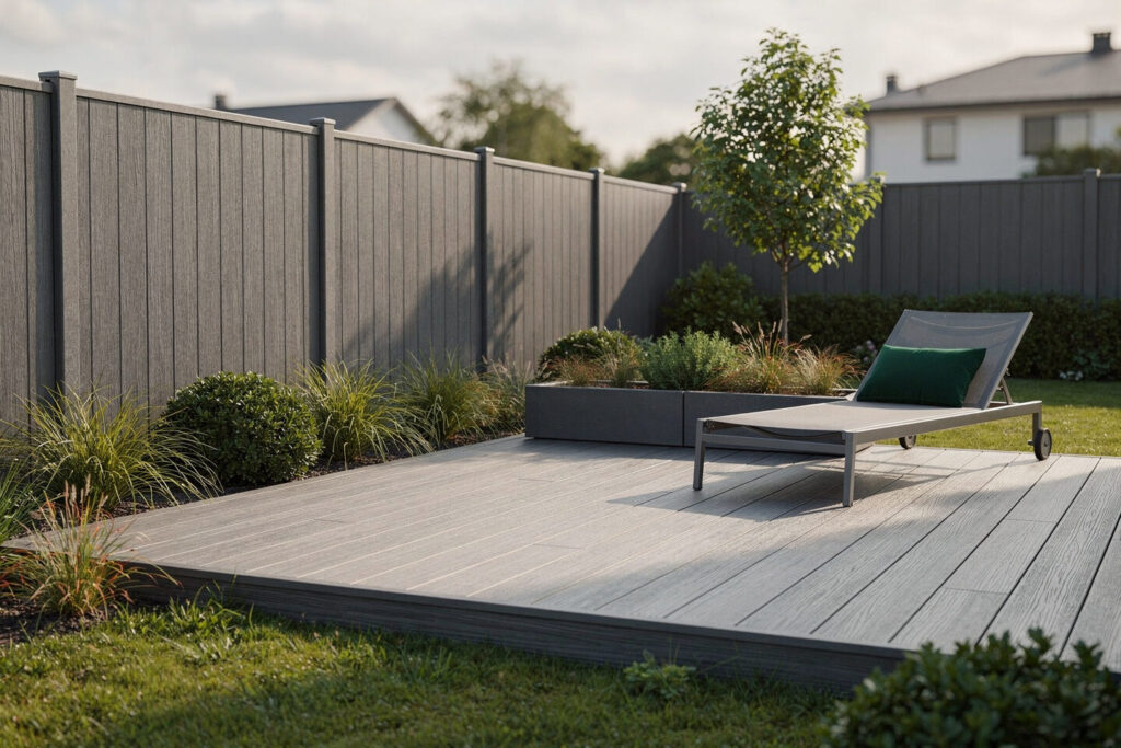 Gartenarbeiten, WPC-Zäune und Terrassen – Galabau De Wit
