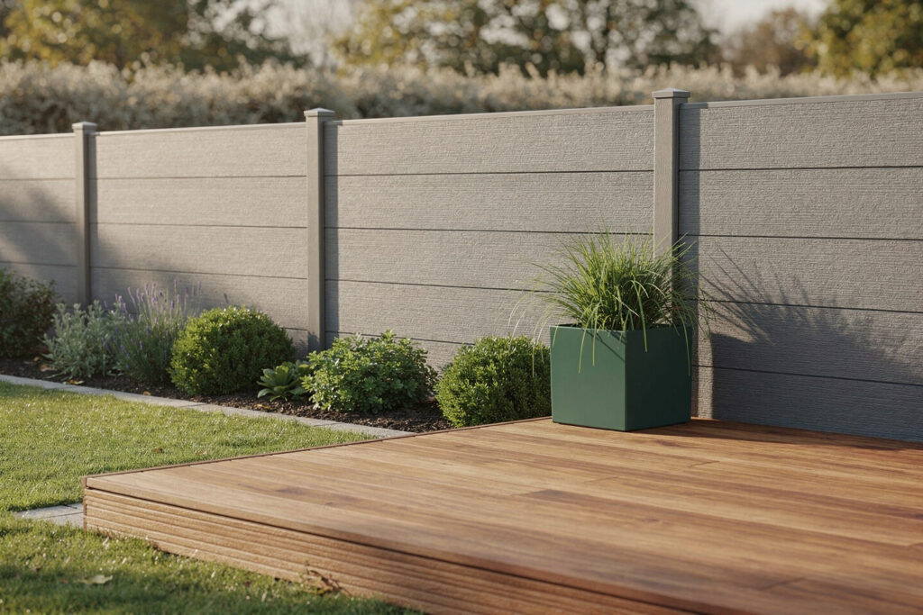 WPC, Zaun & mehr – passend zur neuen Terrasse – Galabau De Wit