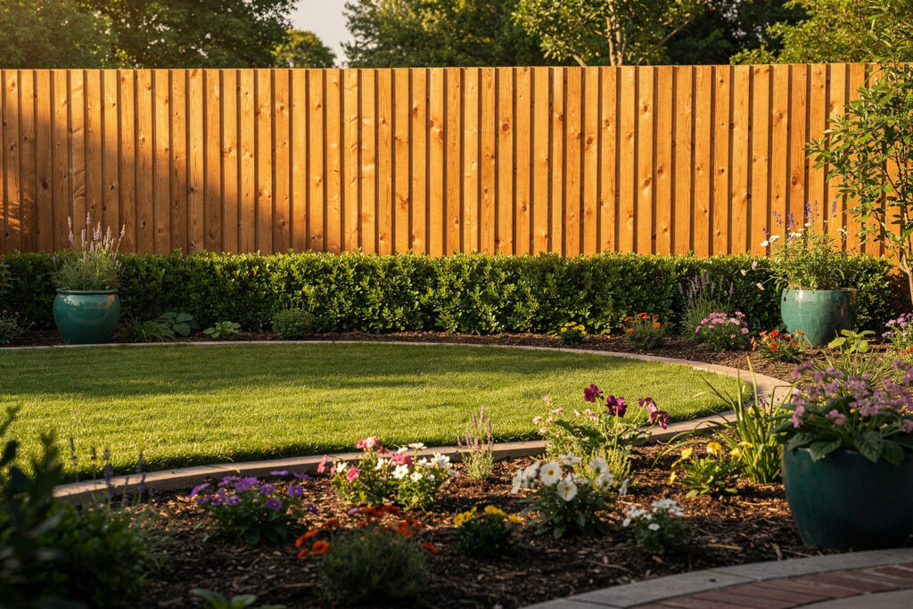 Gartensichtschutz Zaun Hecke Beete Galabau De Wit